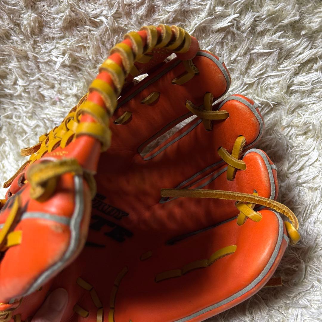 NIKE DIAMOND READY GATE 野球 グローブ 軟式 オレンジ