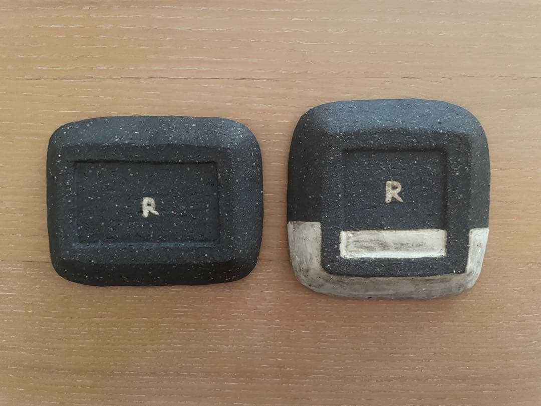 【新品】宇田令奈　四角皿2枚セット