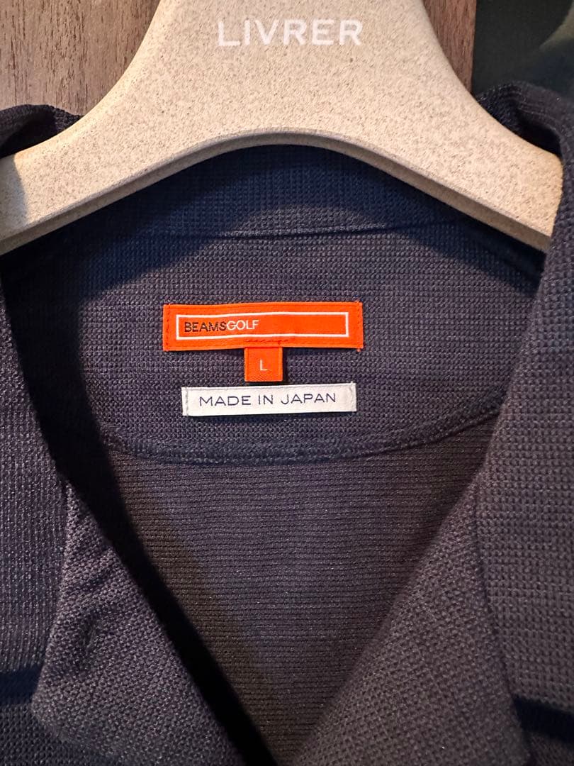 【新品未使用】BEAMS GOLF ネイビー L シャツ