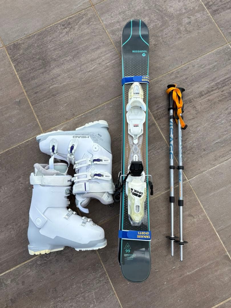 【4点セット】ショートスキーセット　ブーツ【25.0cm】