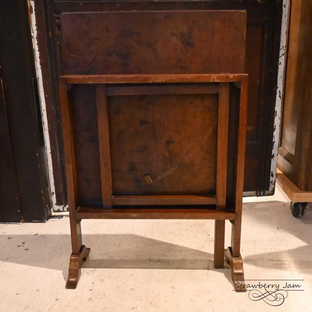 L3710-82 英国アンティーク ファイヤースクリーン カフェテーブル ポワン