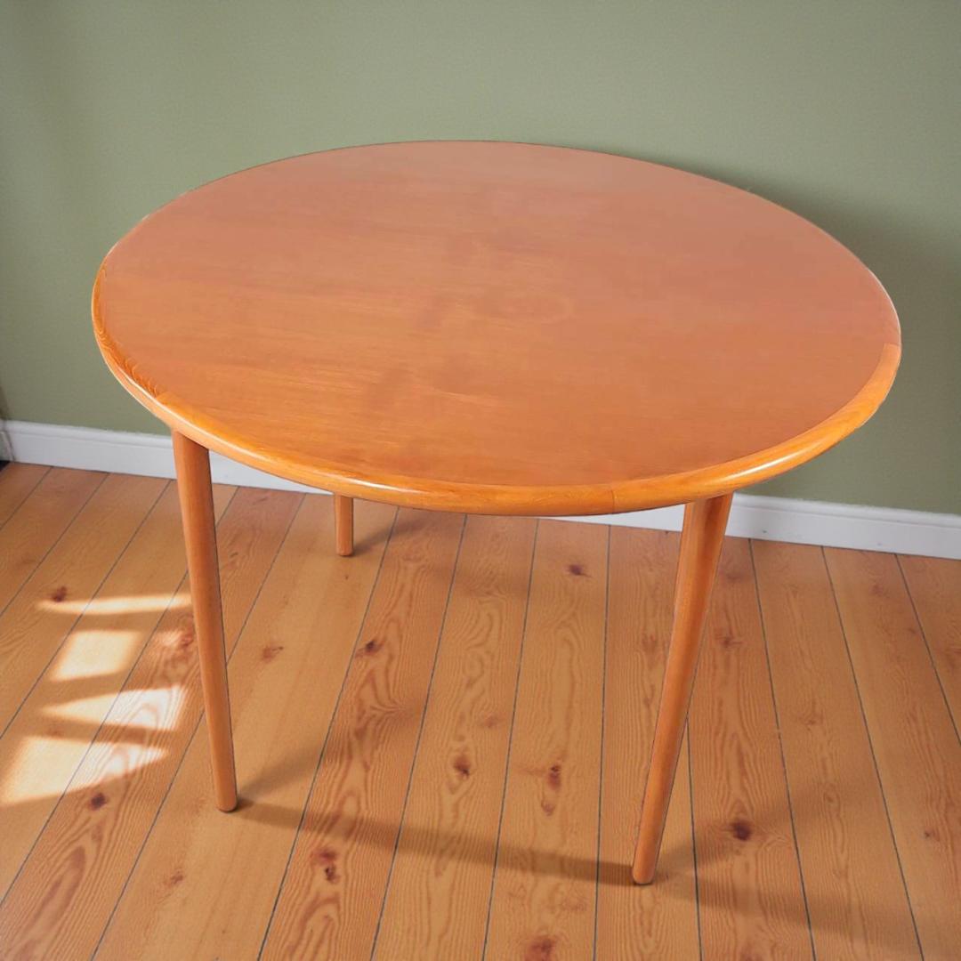 クロロス CHLOROS 円形 ダイニングテーブル 幅100cm チーク材