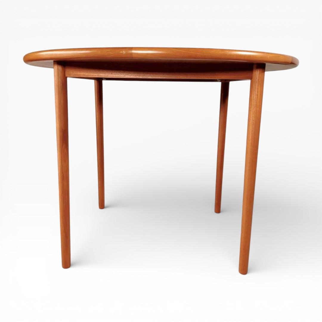 クロロス CHLOROS 円形 ダイニングテーブル 幅100cm チーク材