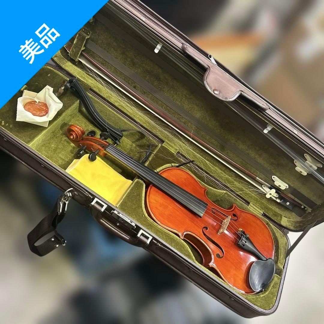 6458 【美品】 スズキ NO.540 4/4 バイオリン　1982年 虎杢