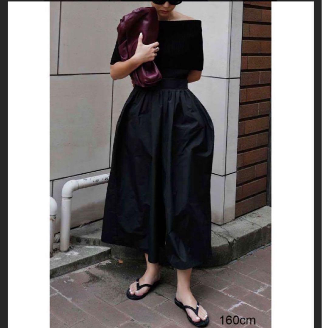 マチャット machatt メモリーキュロットパンツ（ブラック）