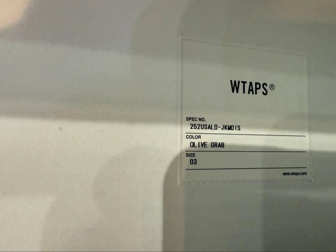 WTAPS MA-1 ALPHA INDUSTRIES オリーブL