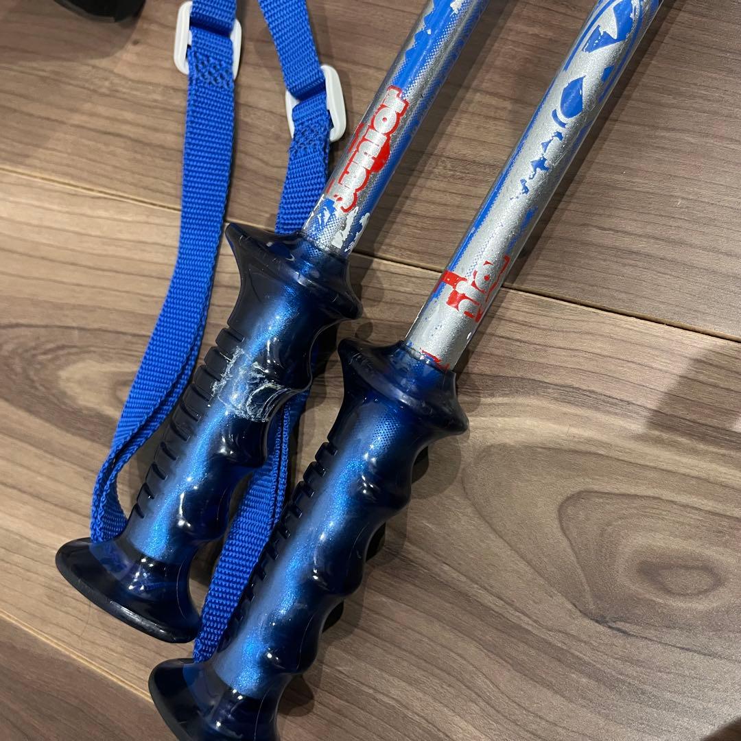 ジュニアスキーROCKER X8 板　ブーツ19㎝　ストック80スキー3点セット