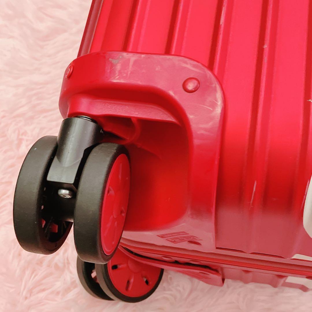 supreme RIMOWA コラボ キャリーケース 45L レッド