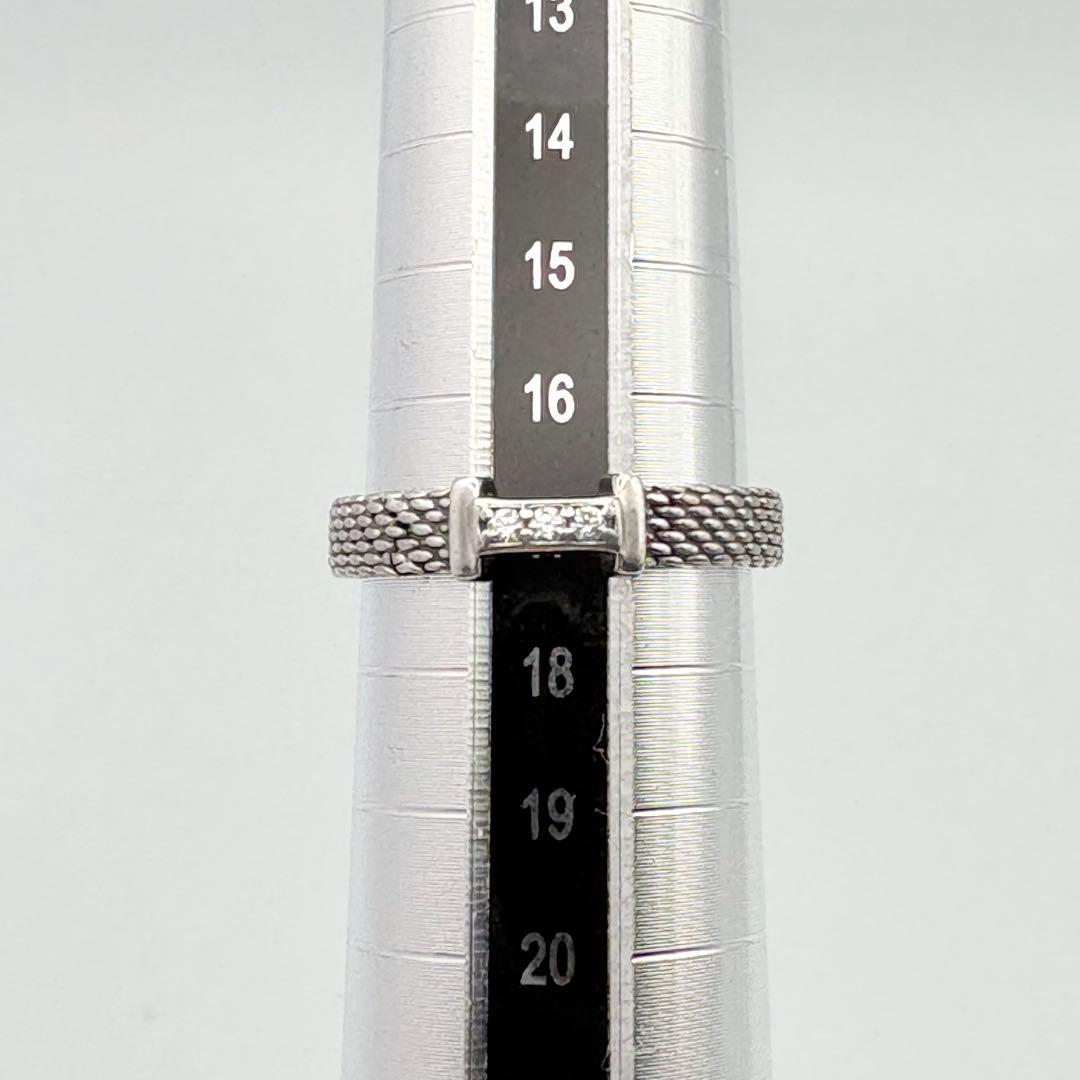 Tiffany&Co. ティファニー サマセット ダイヤ メッシュ リング 17