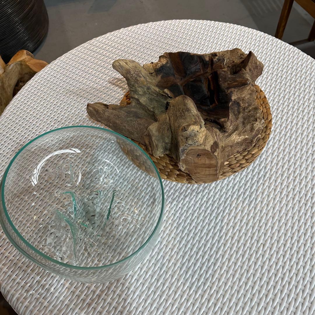 【訳あり】バリ島流木ガラスw40×d32×h20cm 通常33,000円がなんと