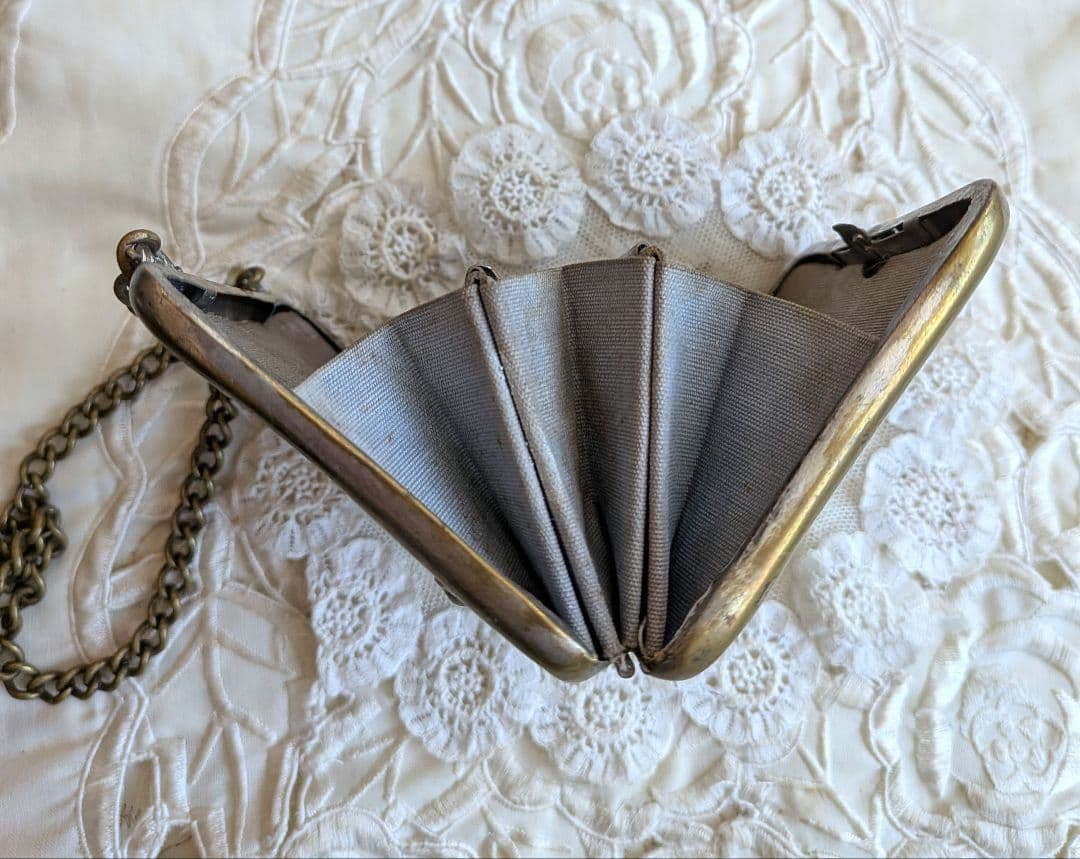 ビクトリア朝 アールヌーヴォー シルバー カラーケース 英国アンティーク