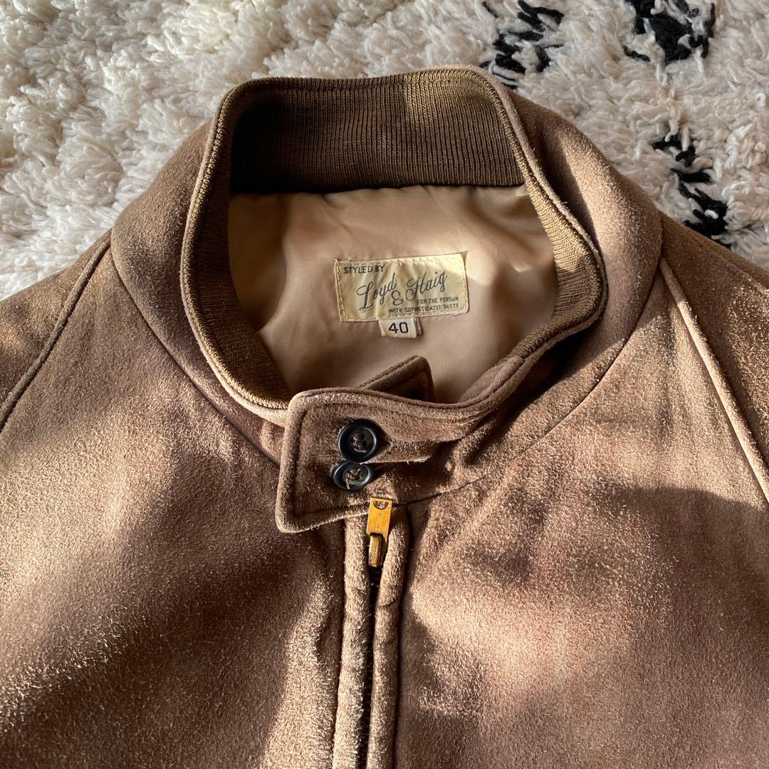 【80s】Golden Bear アメリカ製 スウェード レザージャケット　希少