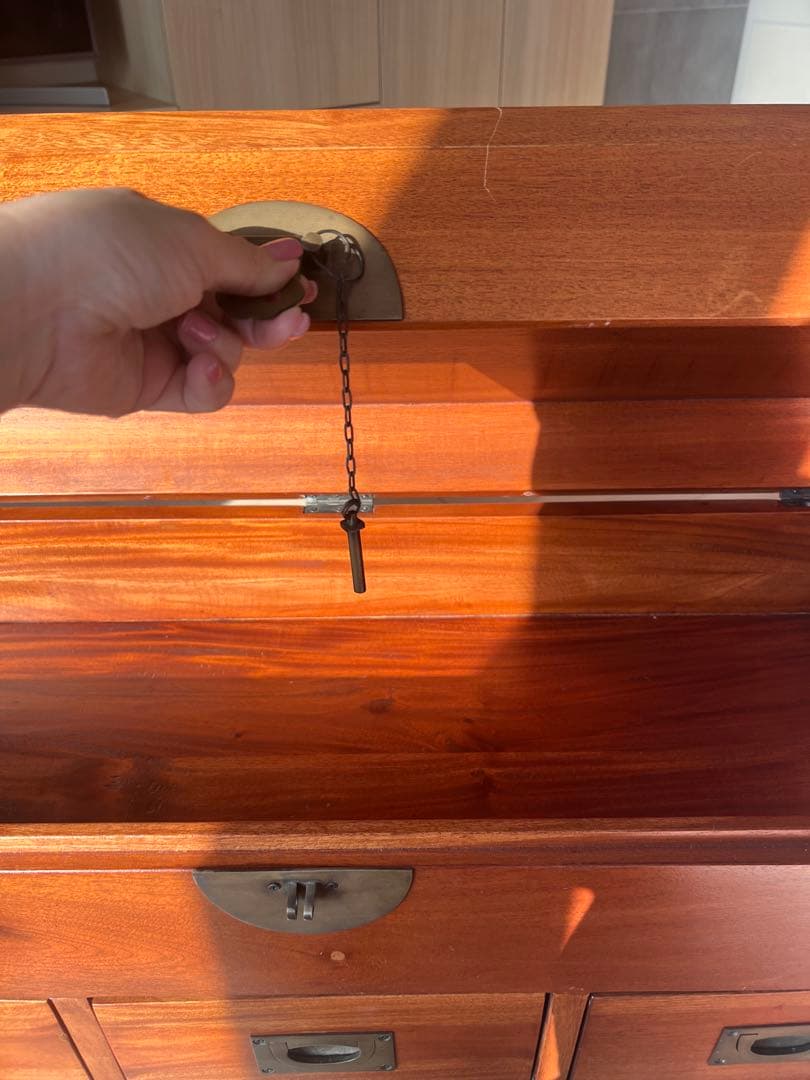 アンティーク調ボックスチェストベンチ H45✖️W99.2✖️D29.2