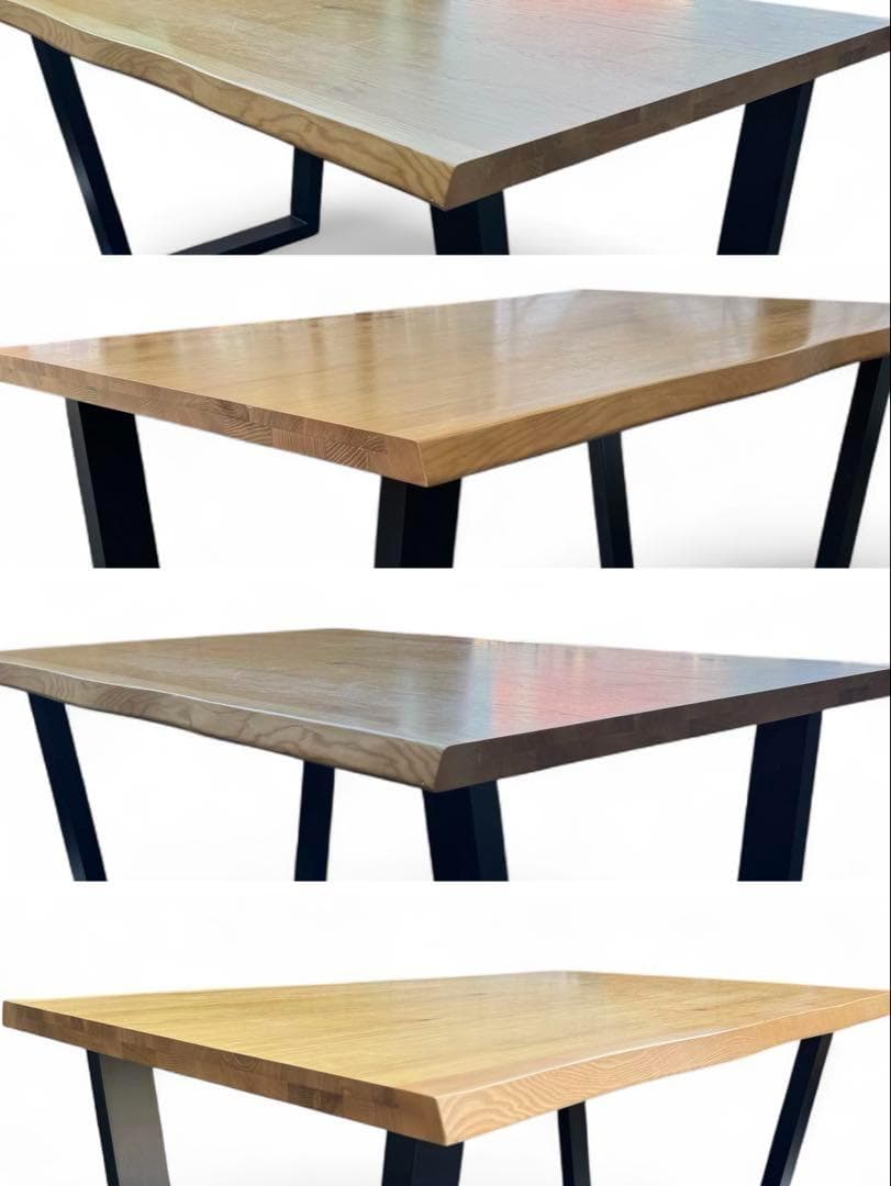 河口家具製作所 KT ダイニングテーブル 140cm オーク無垢材 北欧