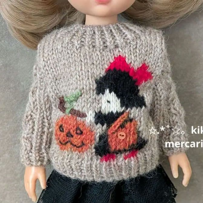 doll服’25　no142　32センチドール　セーター　ニット　非売品