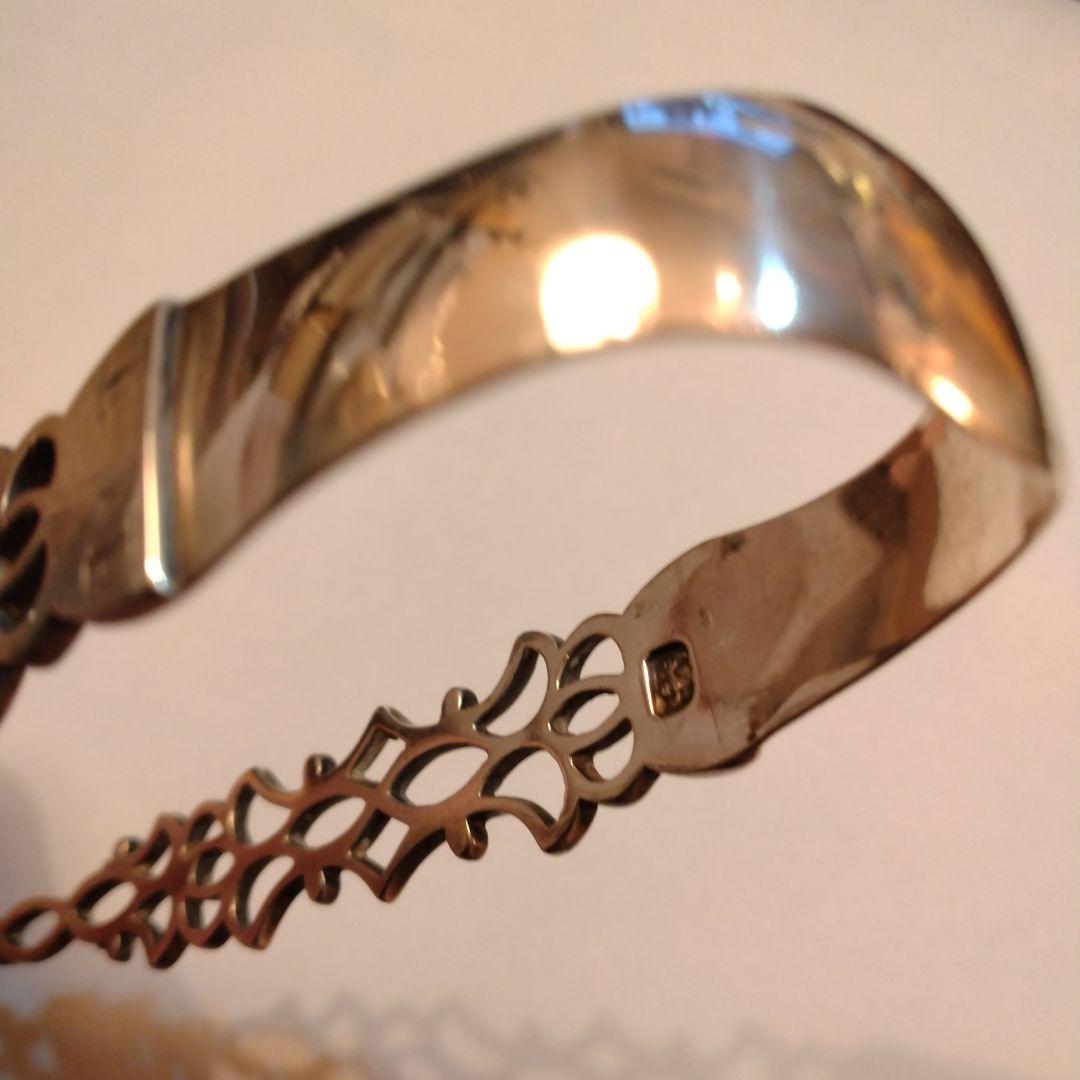 最終値下げ　イギリス　純銀　シュガートング　ピアス（透かし）入り　1780年頃