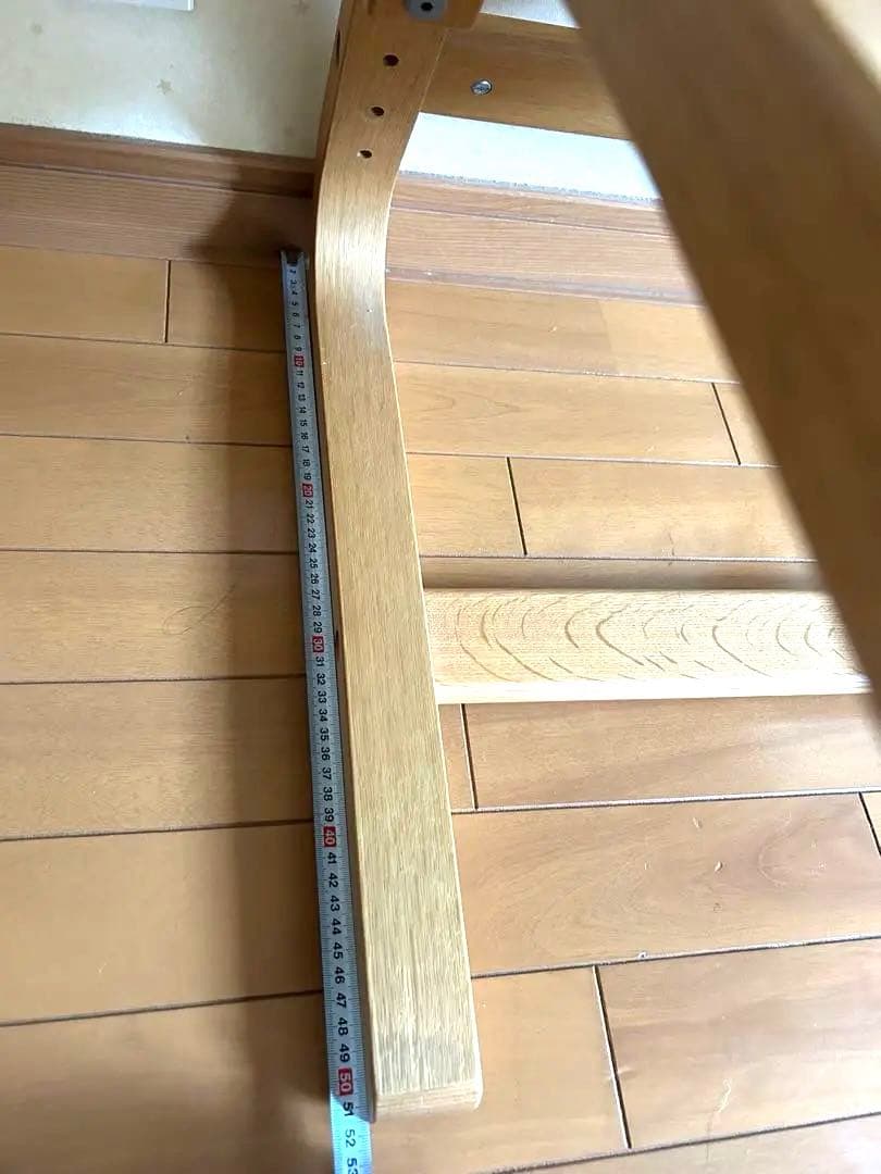 カリモク✖️ベネッセ　クリーム色 椅子(木製フレーム 学びデスクセット販売)送料込