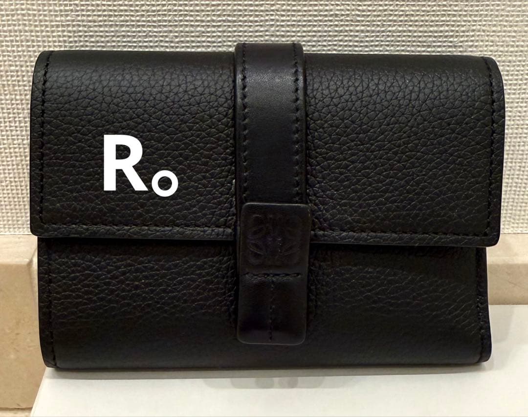 LOEWE バーティカル ウォレット スモール　三つ折り財布