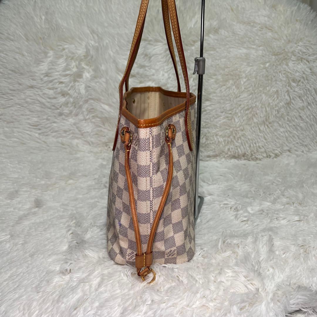 t*9様 LOUIS VUITTON ネヴァーフル　PM ダミエ　アズール　トー