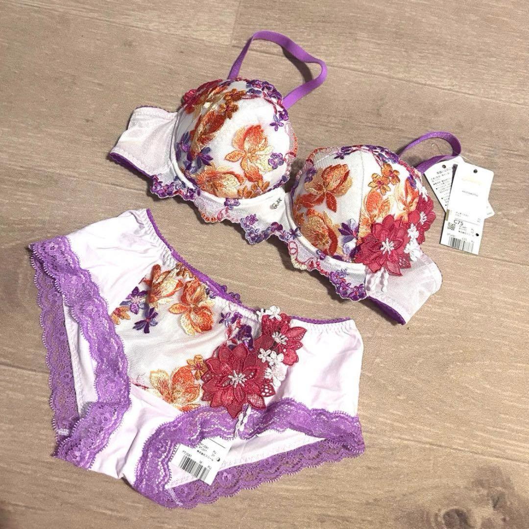 Wacoal ワコール サルート　ブラジャー ショーツセット　C75