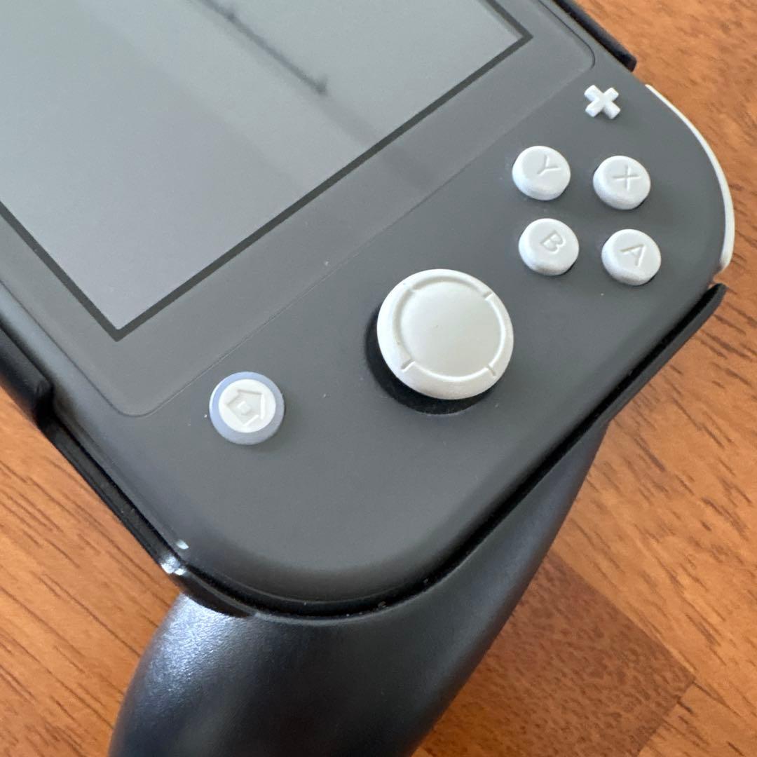Nintendo Switch Lite グレー　グリップ付き