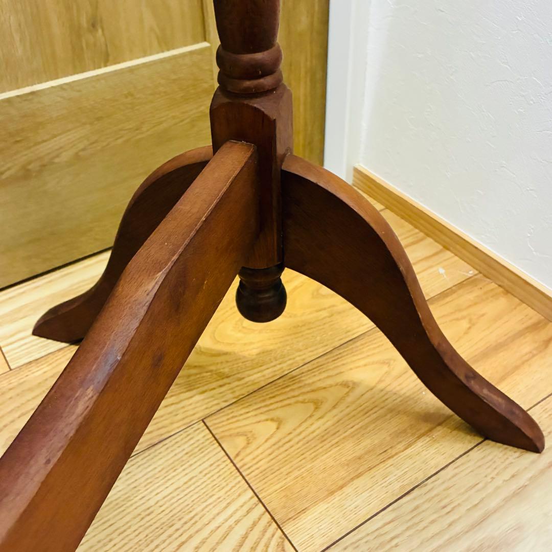 【送料込み】全身 木製　スタンド　ミラー 脚付き 姿見　レトロ　調節　鏡　ウッド