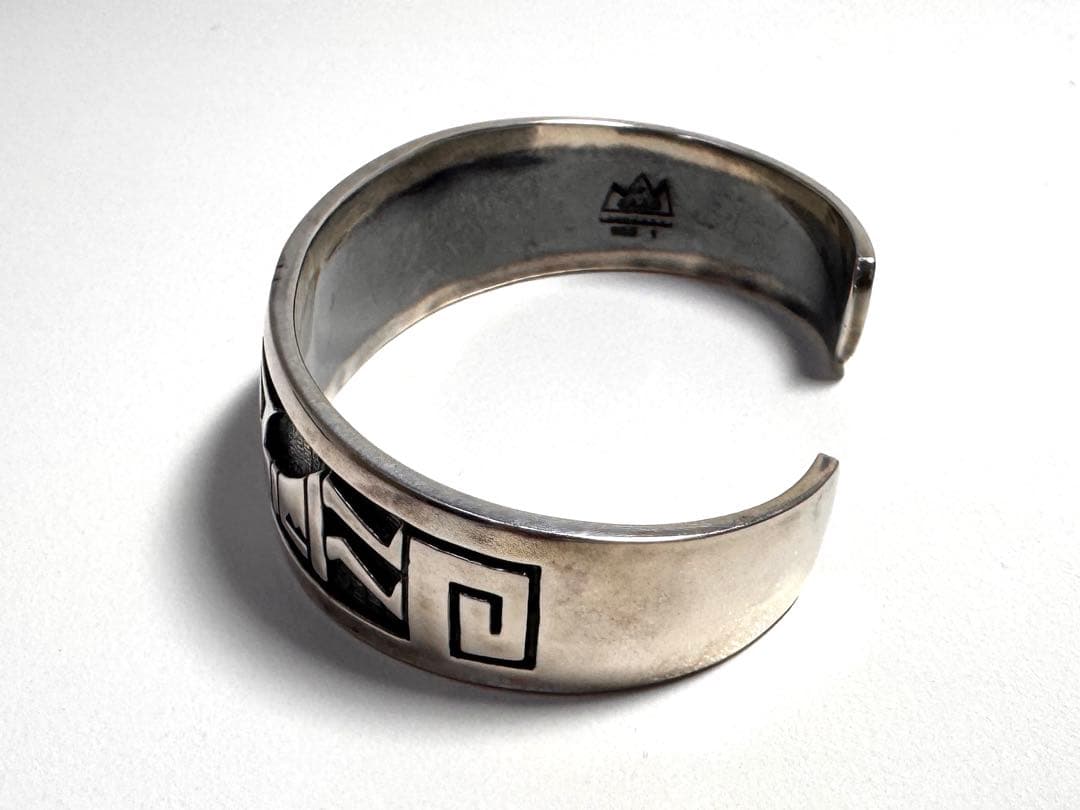 【超美品】SAAD ココペリ シルバー925 シルバーバングル