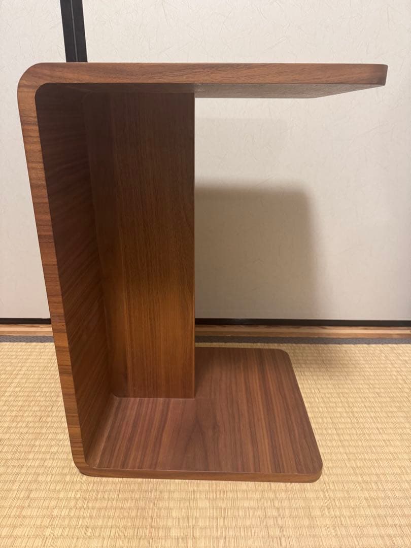 【美品】ニトリ サイドテーブル セリス ミドルブラウン