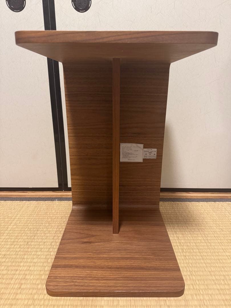 【美品】ニトリ サイドテーブル セリス ミドルブラウン