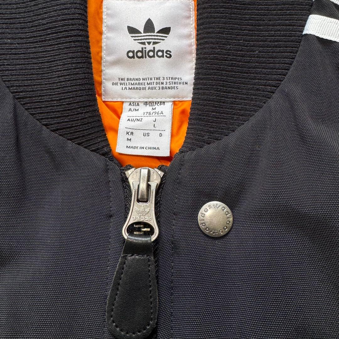 adidas NEW PAD JKT MA-1 ボンバージャケット ダブルジップ