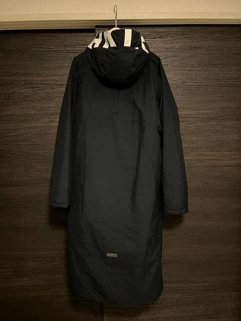 Oakley フード付きロングコート（ベンチコート）Lサイズ ブラック