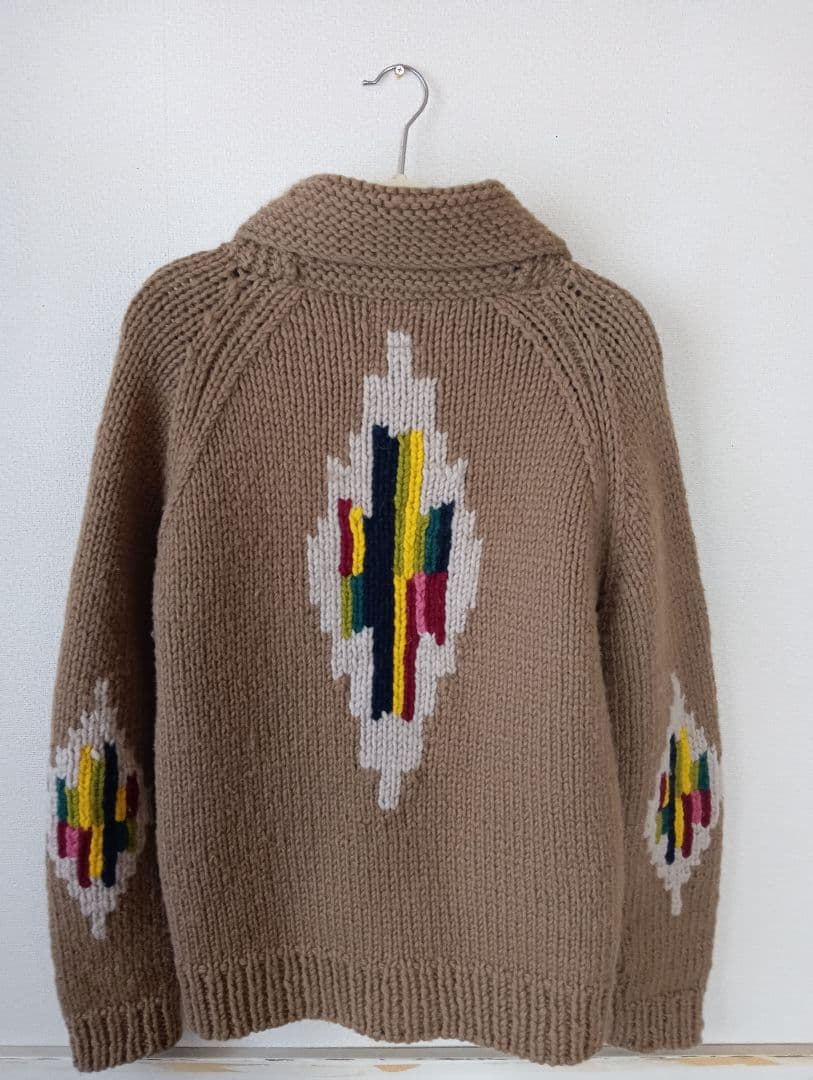 ナンバーナイン　カウチンセーター　オルテガ　柄