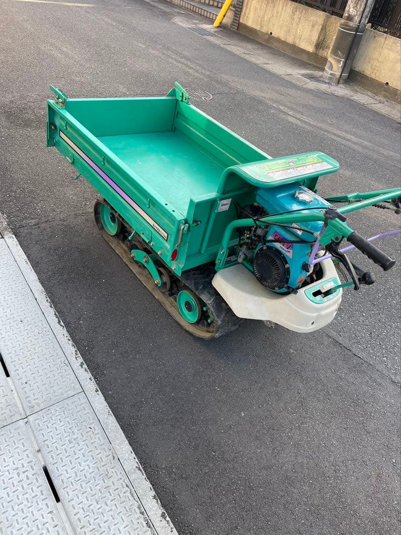 運搬車 BP412 手動ダンプ 4.2馬力クローラー 最大作業能力250㎏ 中古