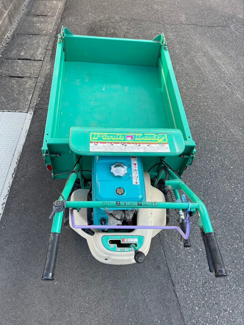 運搬車 BP412 手動ダンプ 4.2馬力クローラー 最大作業能力250㎏ 中古