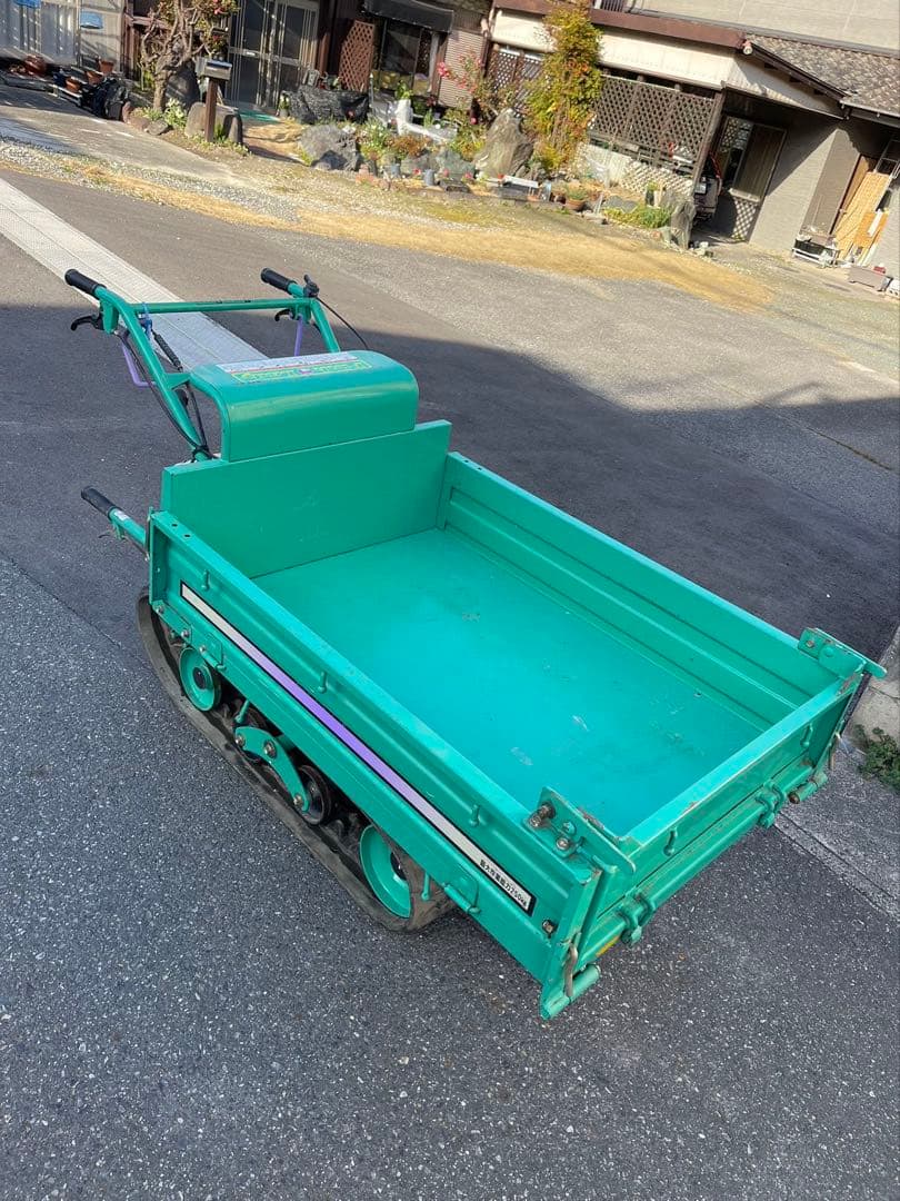 運搬車 BP412 手動ダンプ 4.2馬力クローラー 最大作業能力250㎏ 中古