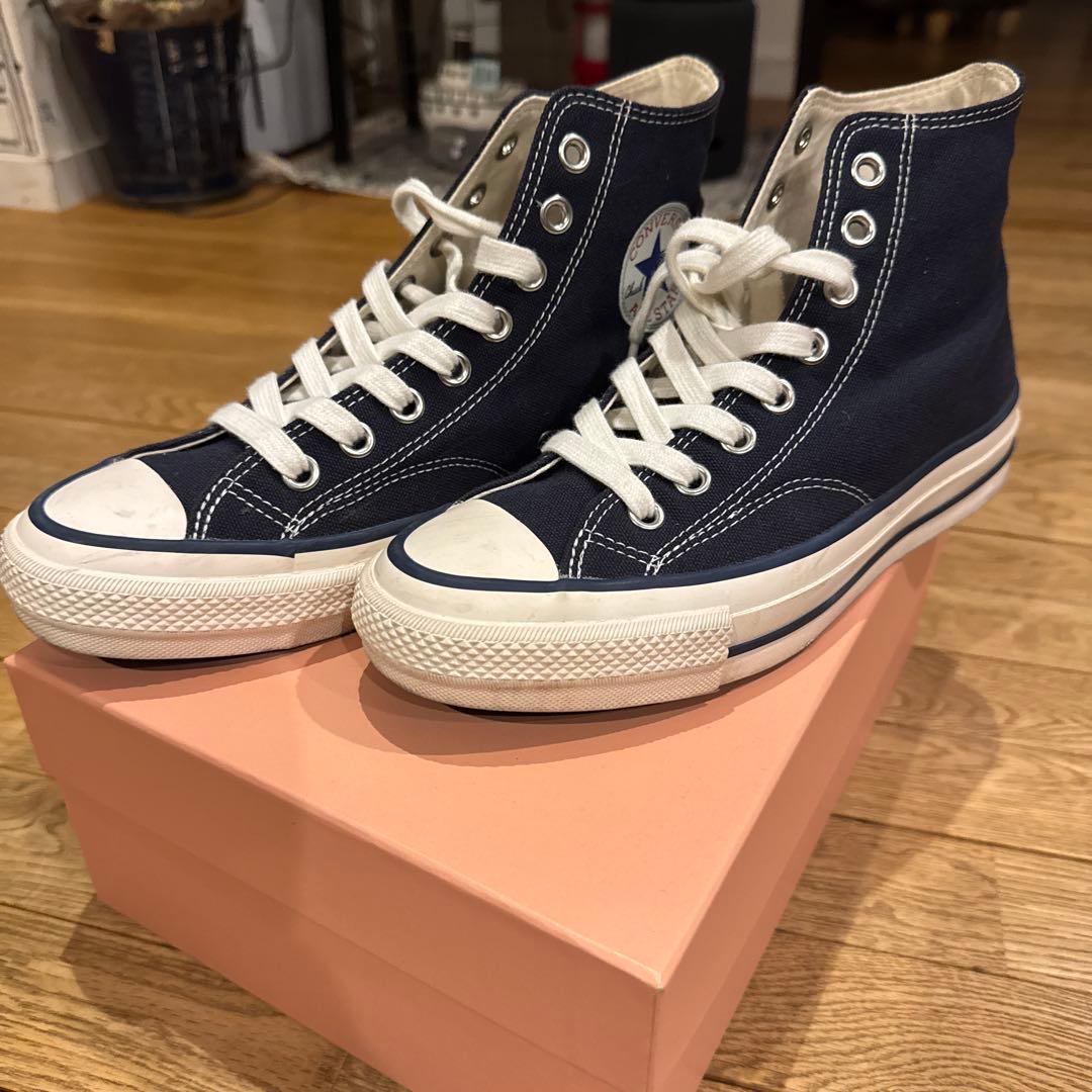 【美品】コンバース アディクト チャックテイラー HI ネイビー 24.5cm
