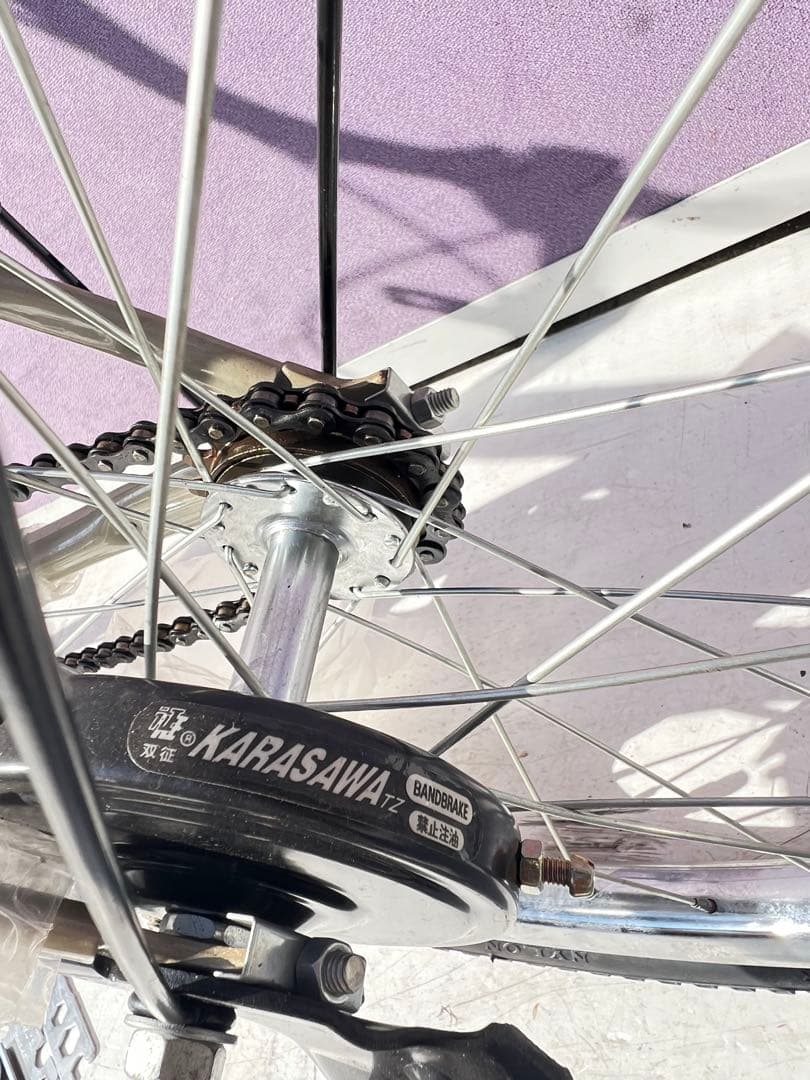 AERO折りたたみ自転車 ホワイト 小径