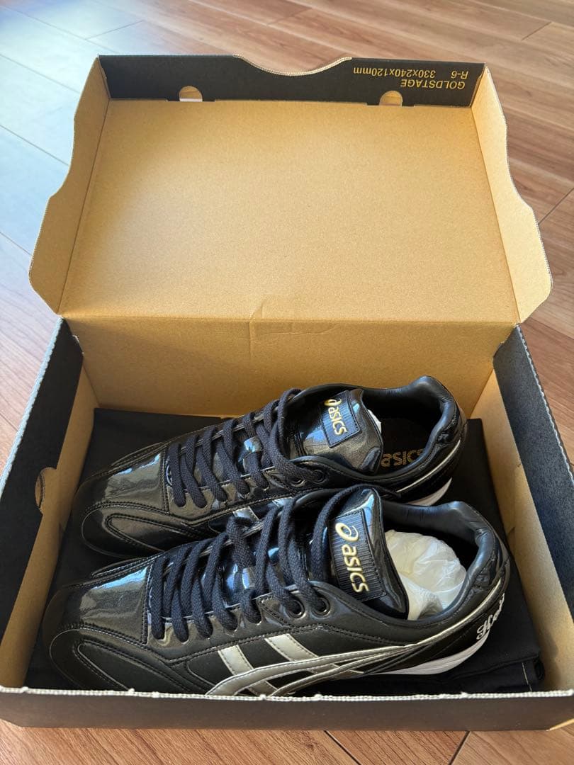 ASICS 野球用スパイク 黒/近本光司ロゴ入り　新品
