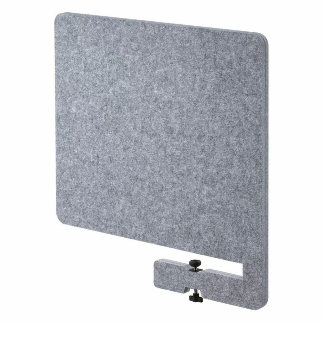 ２枚セット　サンワダイレクト デスクトップパネル クランプ式 幅600mm