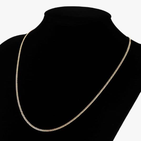 k18喜平6面ダブルネックレス　5g 50cm 男女兼用