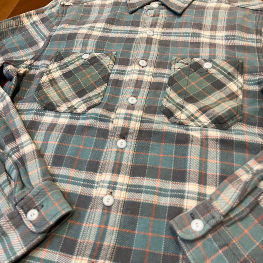 希少 美品 正規品 RRL 長袖ネルシャツ サイズM ダブルアールエル POLO