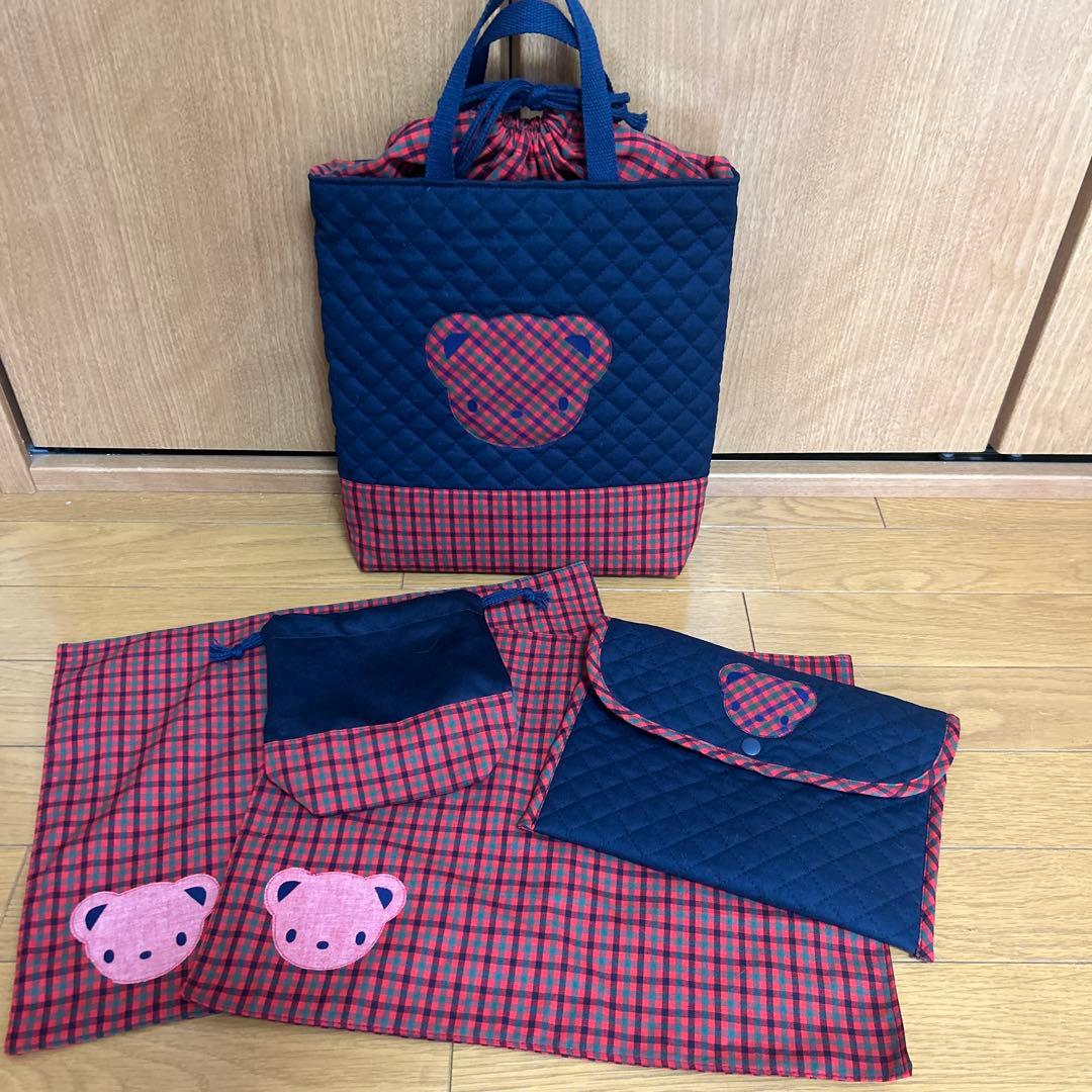 m様オーダー^ ^ファミリアチェックの入園グッズ￼