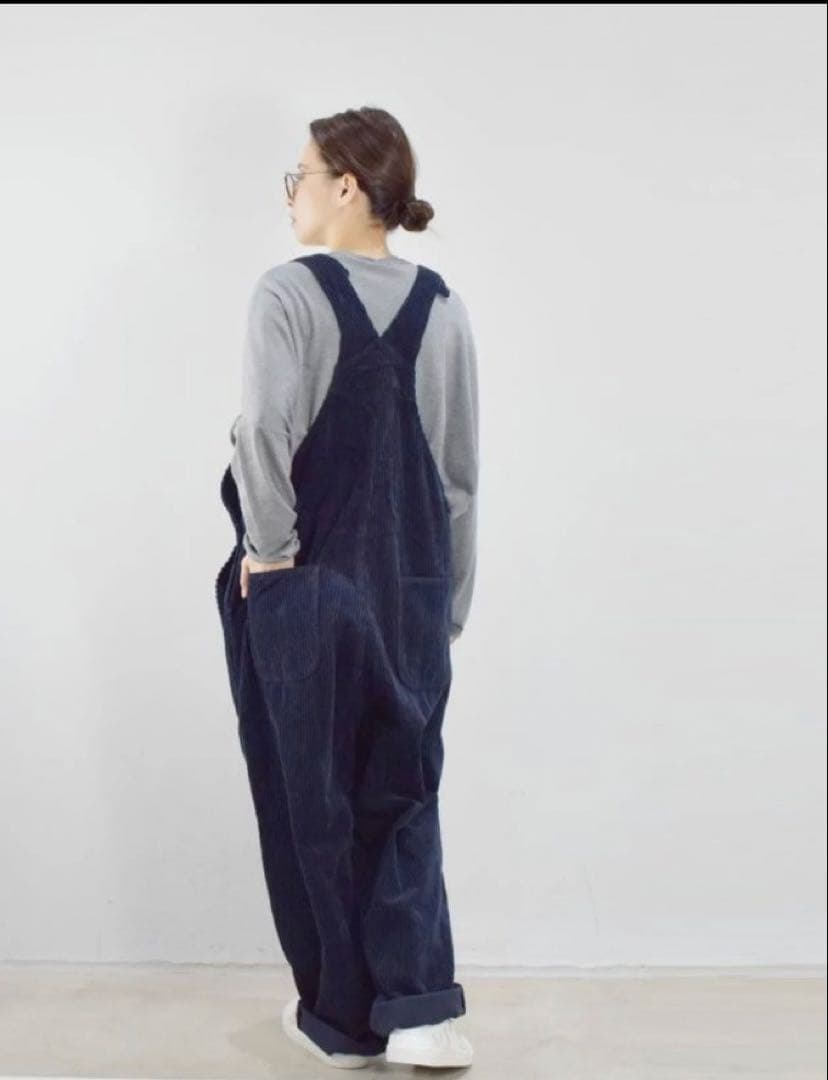 Veritecoeur オーバーオール [VC-2327B]ネイビー