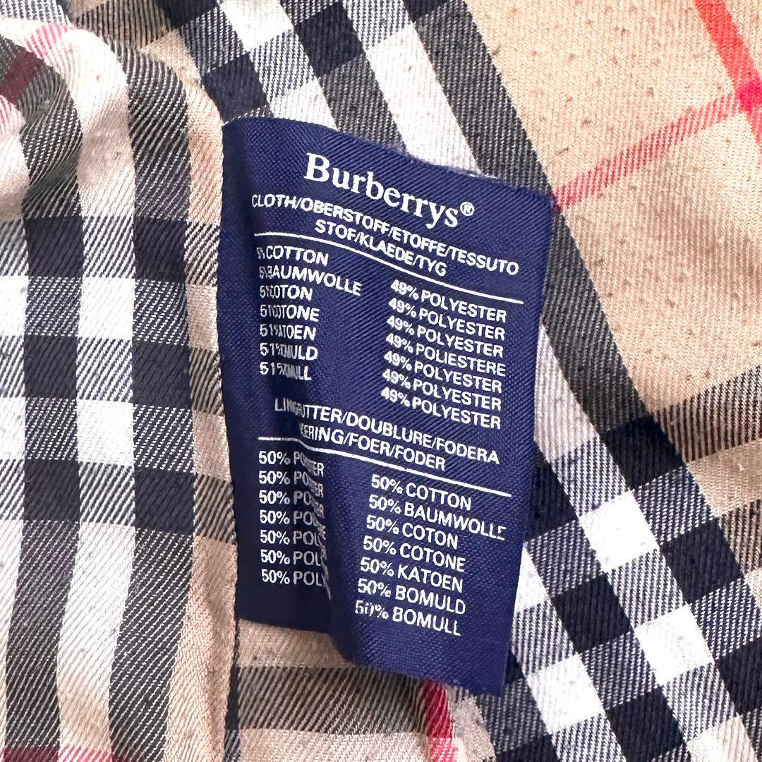 美品 バーバリー 英国製 トレンチコート ハニーベージュ ノバチェック ベルト付