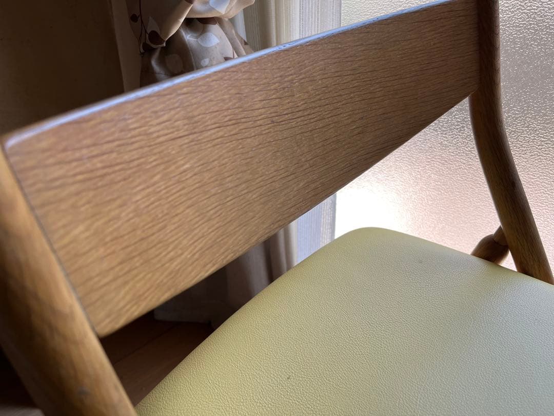 北欧　デザイン 飛騨産業 キツツキ 高さ調整 学習椅子 オーク オイル塗装