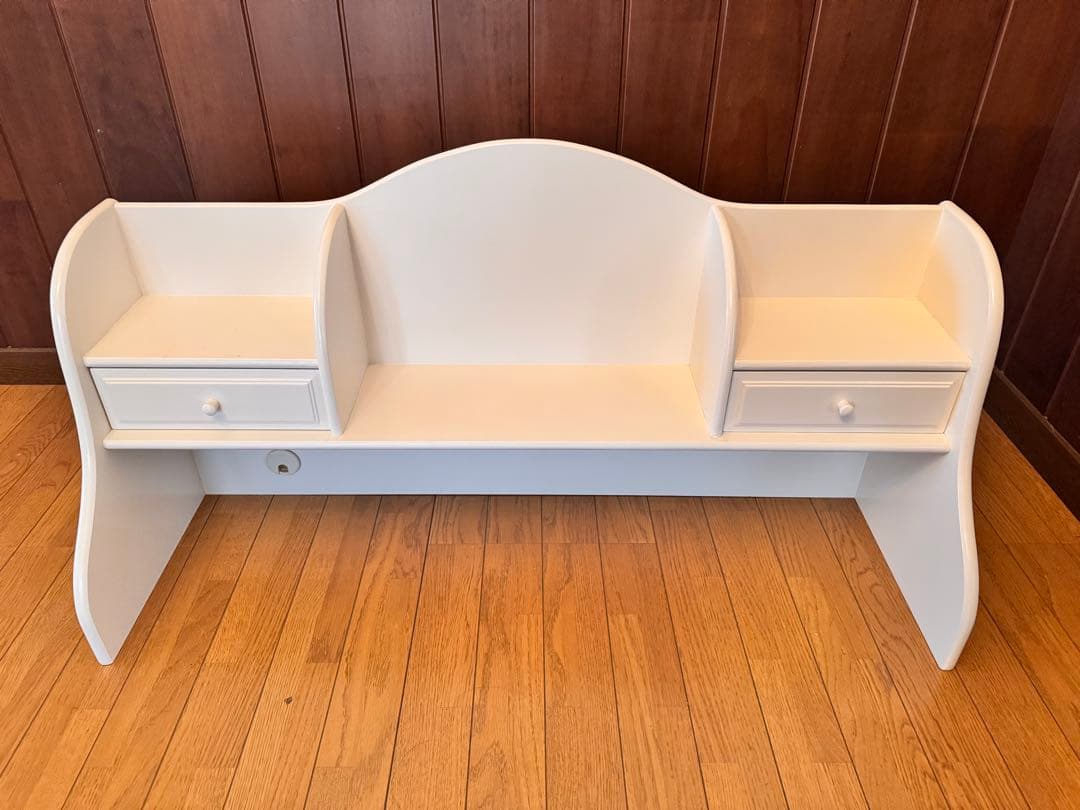 ホワイトリリー　欧風デスク用　上棚