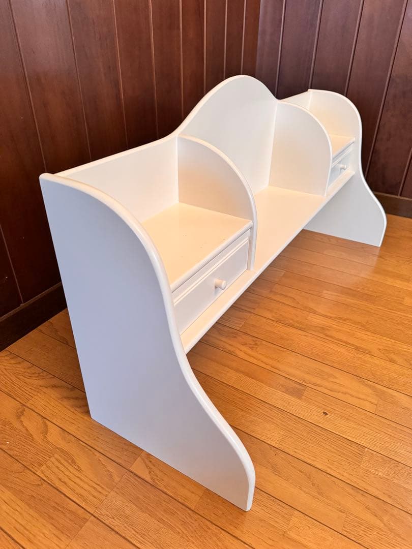 ホワイトリリー　欧風デスク用　上棚