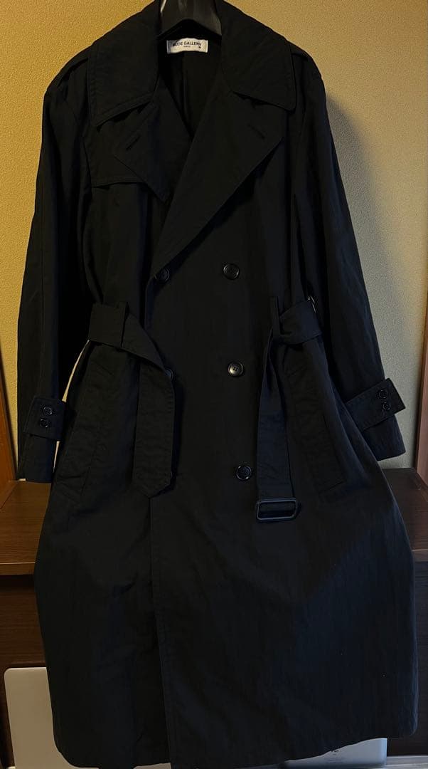 takashi/RUDE GALLERYブラック トレンチコート