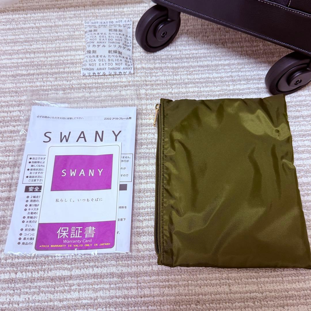 新品✨＜Ｍサイズ＞スワニー トートキャリーアクティブタウントート４輪ストッパー付