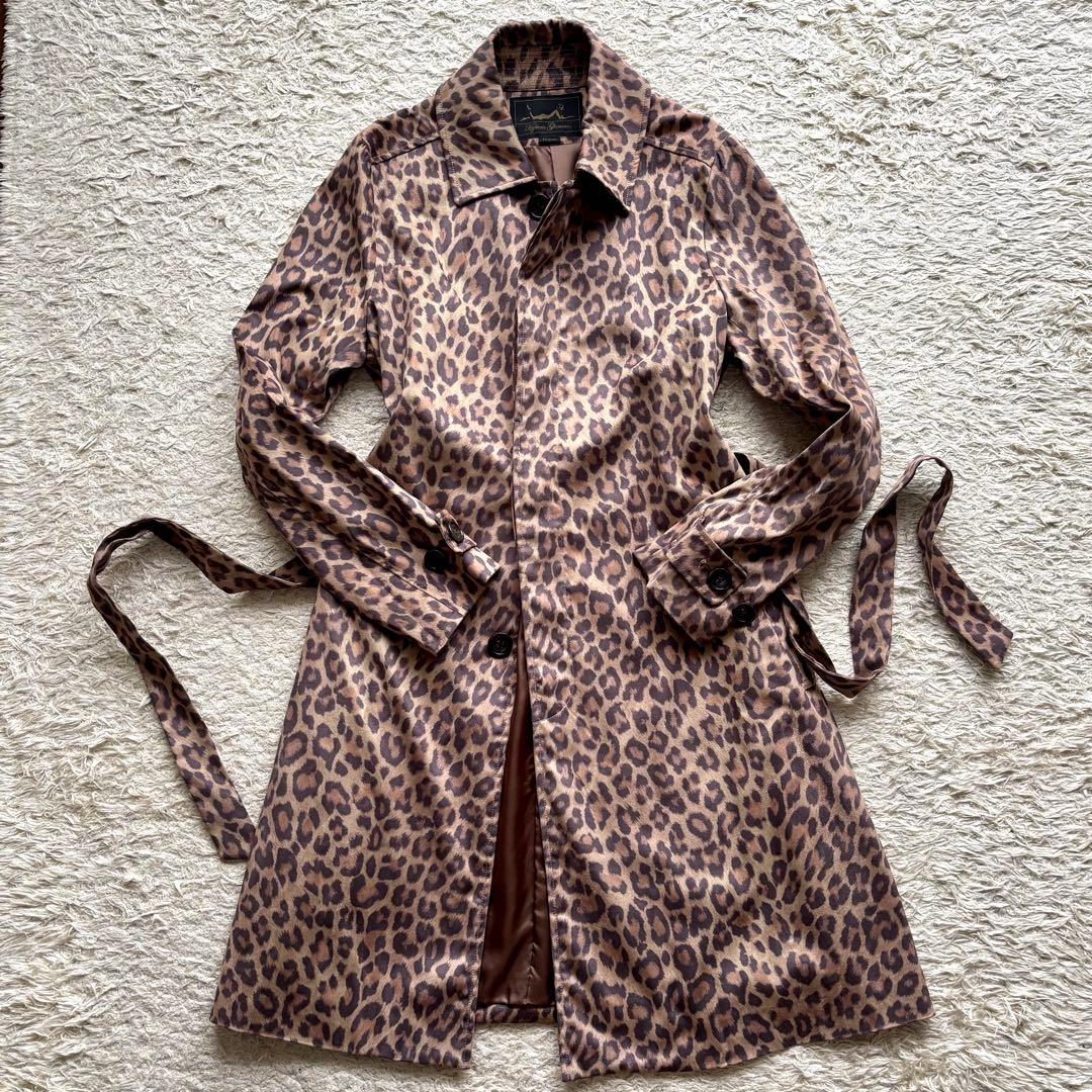 【美品】ヒステリックグラマー トレンチコート 豹柄 レオパード M